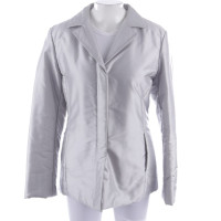 Max Mara Jacket/Coat Silk in Grey