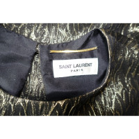 Saint Laurent Vestito in Seta in Oro