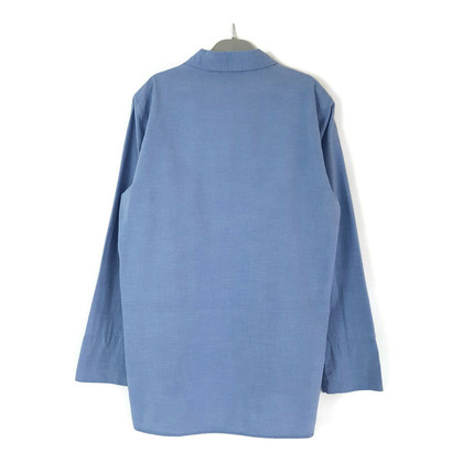 Massimo Dutti Oberteil aus Baumwolle in Blau