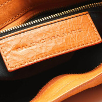 Balenciaga Handtasche aus Leder in Orange