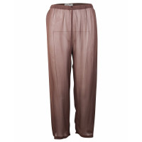 Emporio Armani Trousers Silk in Brown