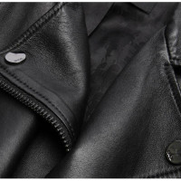 Karl Lagerfeld Jacket/Coat Leather in Black