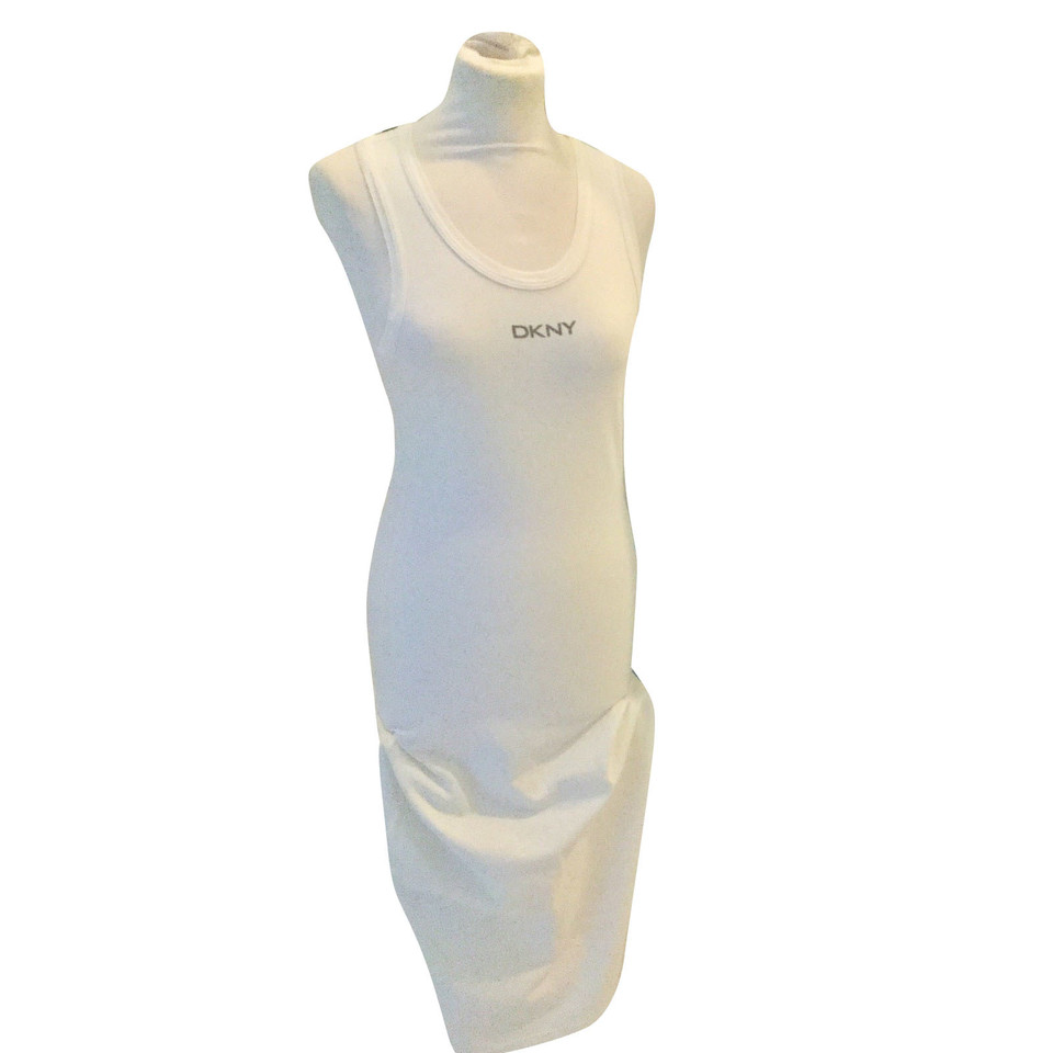 Dkny Vestito in Cotone in Bianco