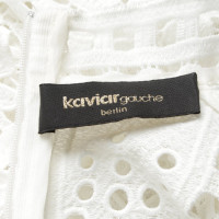 Kaviar Gauche Robe en blanc