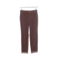 Max Mara Trousers Cotton in Brown