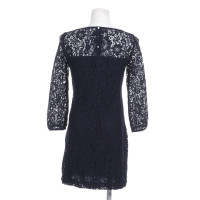 Claudie Pierlot Kleid aus Baumwolle in Blau