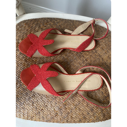 Charlotte Olympia Sandalen in Rood