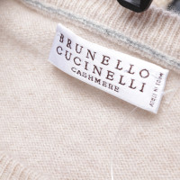 Brunello Cucinelli Capispalla in Cashmere in Bianco