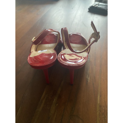 Jimmy Choo Wedges Patent leather in Red