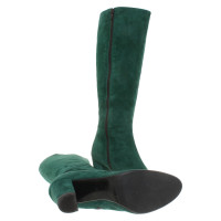 L.K. Bennett Suede boots in green