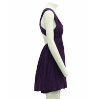 Alice + Olivia Kleid aus Baumwolle in Violett