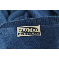 Closed Capispalla in Cashmere in Blu