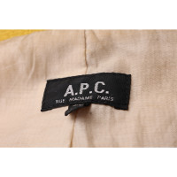A.P.C. Jacke/Mantel aus Wolle in Gelb