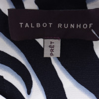 Talbot Runhof Kleid aus Viskose in Blau