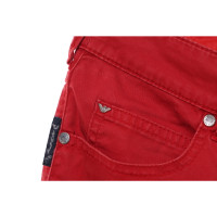 Armani Jeans Jeans en Coton en Rouge