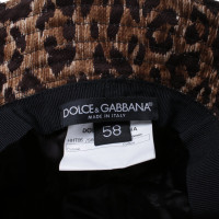 Dolce & Gabbana Fischermütze mit Leopardenmuster
