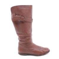 Bally Stiefel aus Leder in Braun