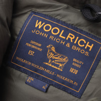 Woolrich Jacke/Mantel aus Baumwolle in Grün