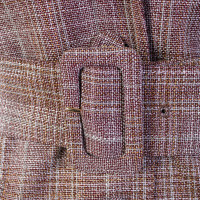 Lardini Jacke/Mantel aus Wolle in Bordeaux