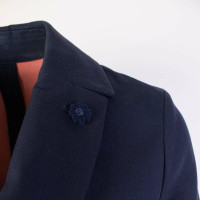 Lardini Jacke/Mantel aus Baumwolle in Blau
