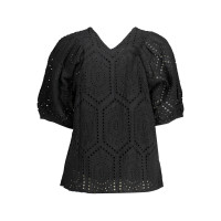 Gant Top en Coton en Noir