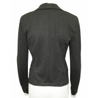 Donna Karan Jacket/Coat Viscose in Grey