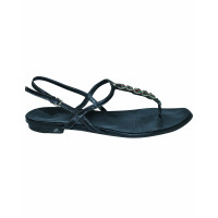 Gucci Sandales en Cuir en Noir