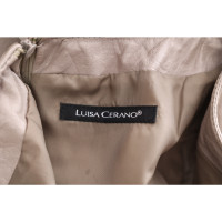 Luisa Cerano Jacket/Coat Leather in Grey