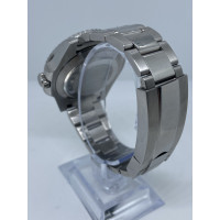 Grand Seiko Armbanduhr aus Stahl in Schwarz