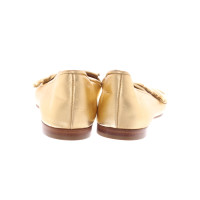 Giuseppe Zanotti Slippers/Ballerinas Leather in Gold