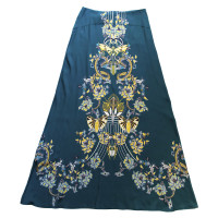 Roberto Cavalli Silk skirt with pattern