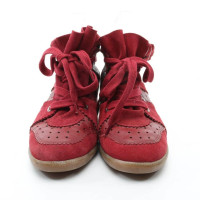 Isabel Marant Sneakers Leer in Rood