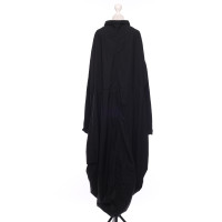 Rundholz Kleid aus Baumwolle in Schwarz
