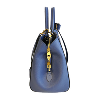 Louis Vuitton Montaigne MM33 aus Leder in Blau