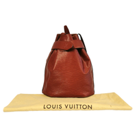 Louis Vuitton Sac Depaule aus Leder in Braun