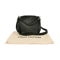 Louis Vuitton Babylone Mahina Leer in Zwart