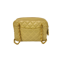 Chanel Camera Bag Leather in Beige