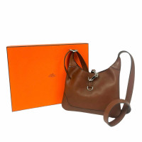 Hermès Trim aus Leder in Braun