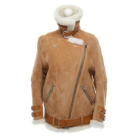 Acne Leather jacket in ocher