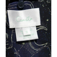 Camilla Top Silk in Blue