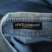 Dolce & Gabbana Jeansblouse in blauw