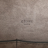 Céline Trapeze Bag Leer in Blauw