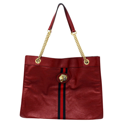 Gucci Shopper Leather in Red