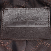 Bally Jacket/Coat Leather in Brown