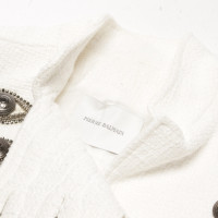 Pierre Balmain Jacket/Coat Cotton in White