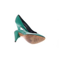 Casadei Pumps/Peeptoes Leather in Green