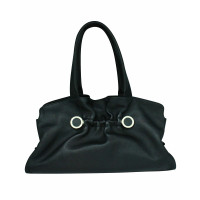 Bulgari Tote Bag aus Leder in Schwarz