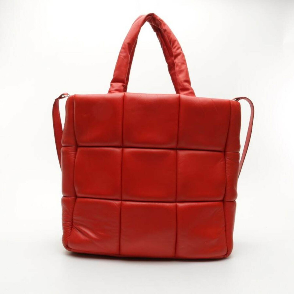 Stand Studio Shoulder bag Leather in Red
