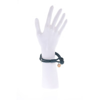 Bottega Veneta Bracelet/Wristband Leather in Petrol