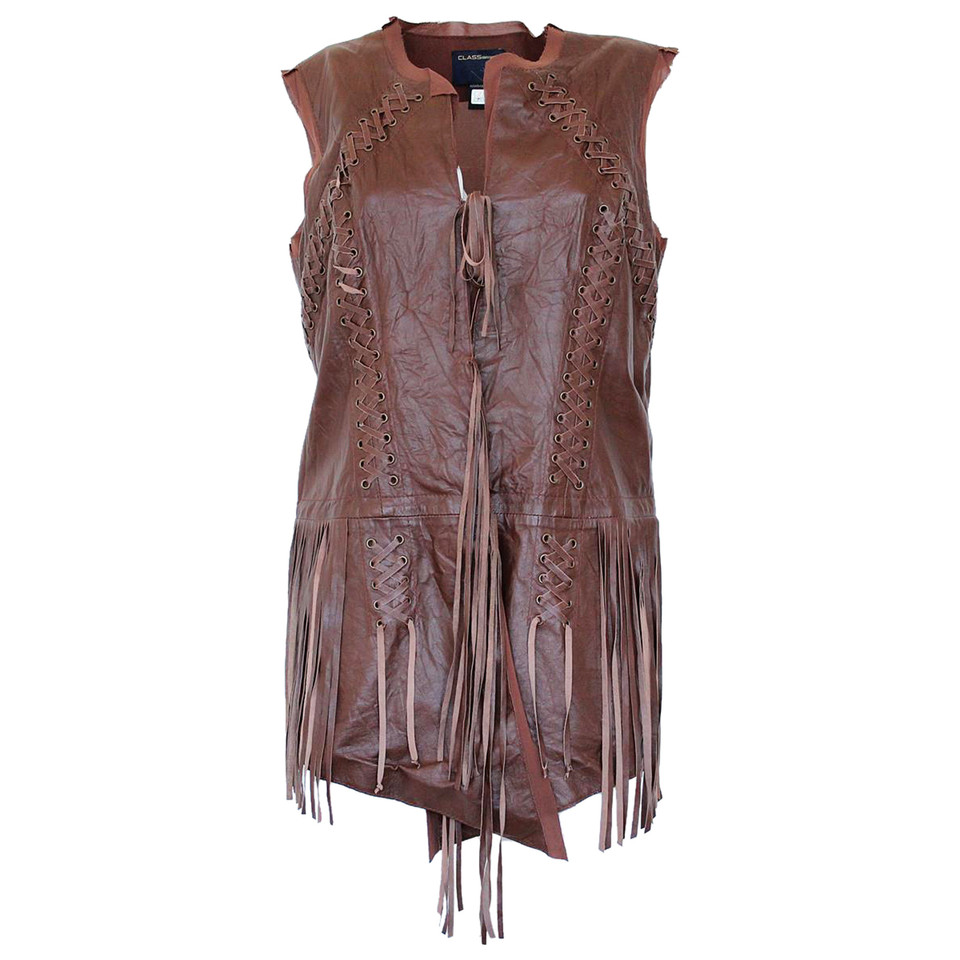 Roberto Cavalli Leather vest